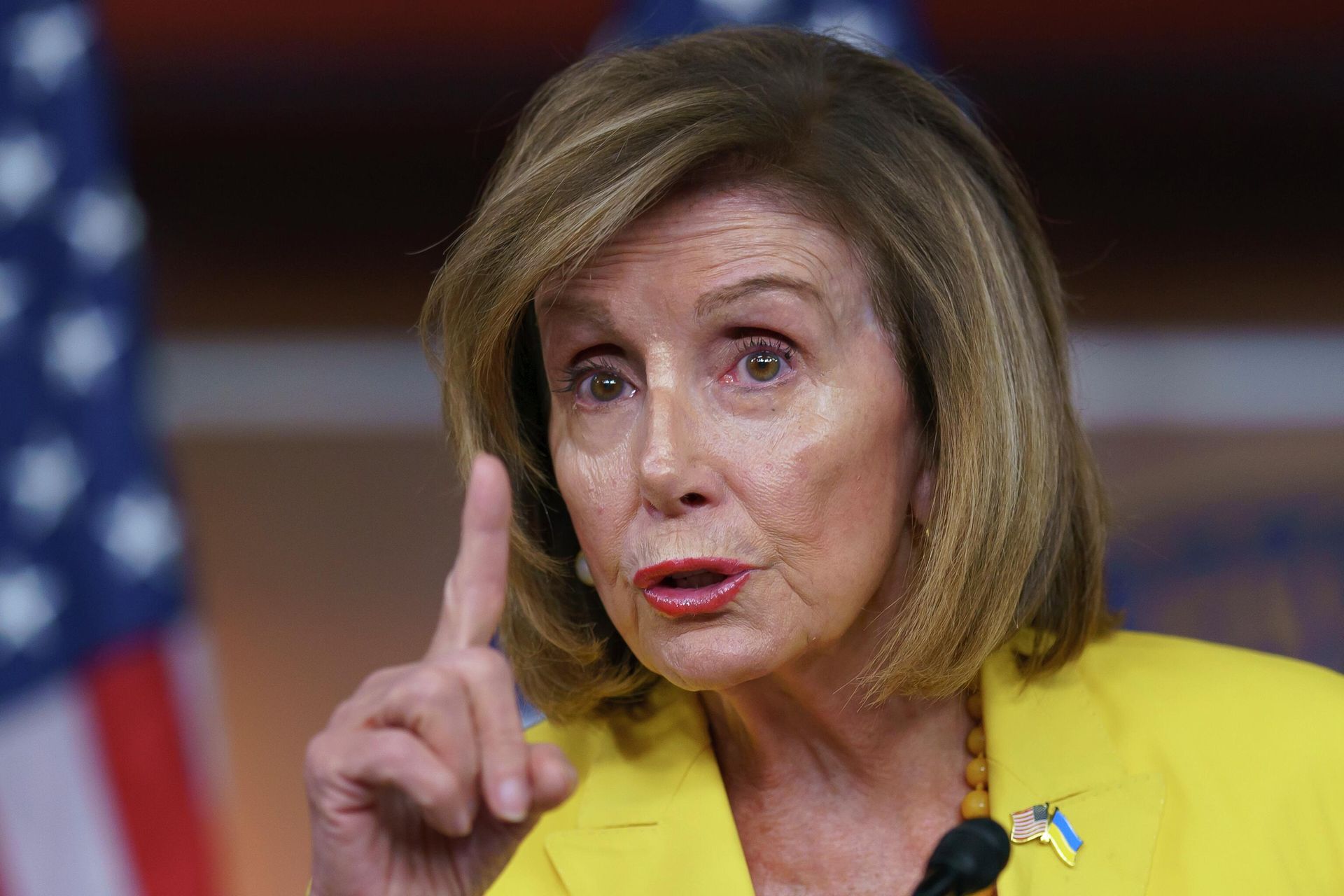 FILE - Speaker of the House Nancy Pelosi, D-Calif., talks with reporters ahead of a planned vote in the House that would inscribe the right to use contraceptives into law, a response to the conservative Supreme Court, at the Capitol in Washington on  July 21, 2022 - Sputnik International, 1920, 02.08.2022
