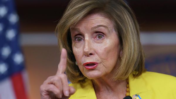 FILE - Speaker of the House Nancy Pelosi, D-Calif., talks with reporters ahead of a planned vote in the House that would inscribe the right to use contraceptives into law, a response to the conservative Supreme Court, at the Capitol in Washington on  July 21, 2022 - Sputnik International