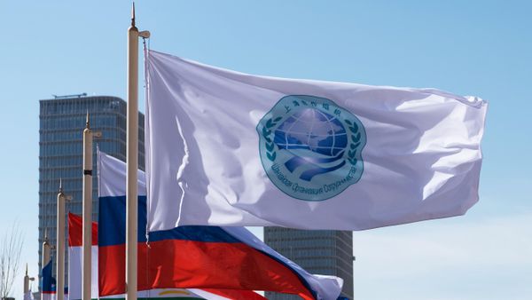 SCO flag - Sputnik International