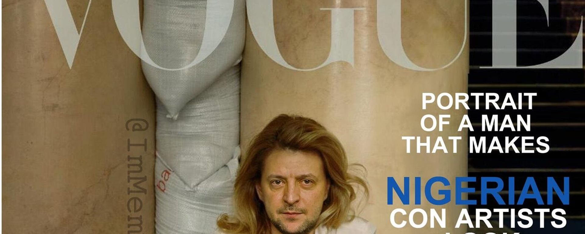 Photoshopped image of Zelensky Vogue photo shoot. - Sputnik International, 1920, 28.07.2022