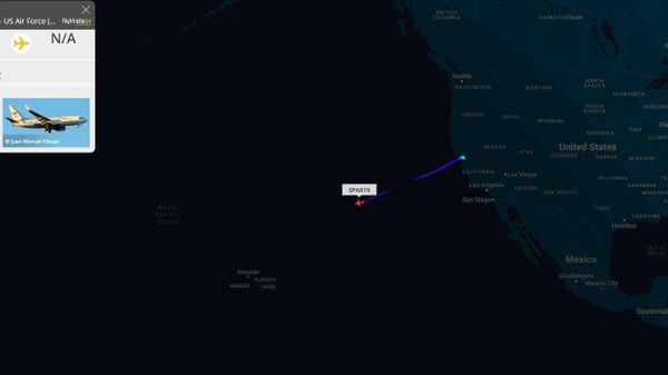 SPAR19, the suspected plane used by Nancy Pelosi. - Sputnik International