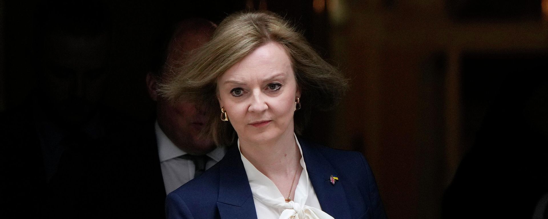 Liz Truss, Britain's Foreign Secretary leaves a Cabinet meeting at 10 Downing Street in London, Tuesday, April 19, 2022 Liz Truss, Britain's Foreign Secretary leaves a Cabinet meeting at 10 Downing Street in London, Tuesday, April 19, 2022 - Sputnik International, 1920, 24.08.2022