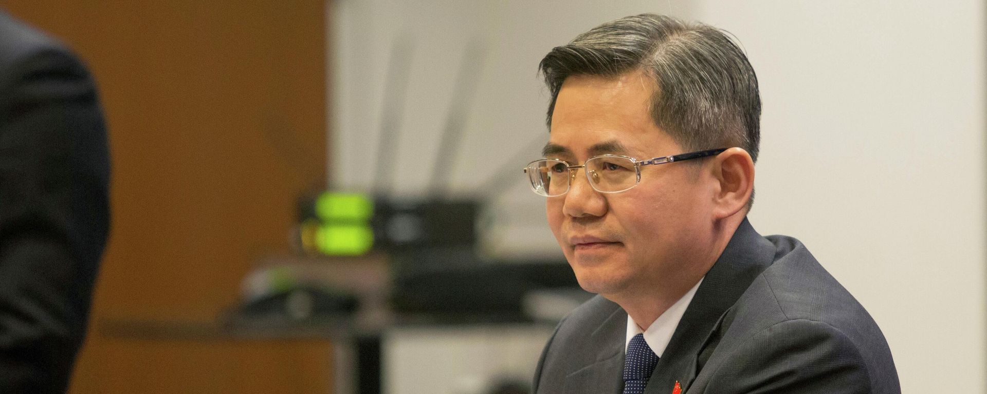 This Dec. 18, 2014, file photo, shows Zheng Zeguang, then Chinese assistant minister of Foreign Affairs, at a news conference in Chicago at the close of the U.S.-China Joint Commission on Commerce and Trade meeting. - Sputnik International, 1920, 03.08.2022