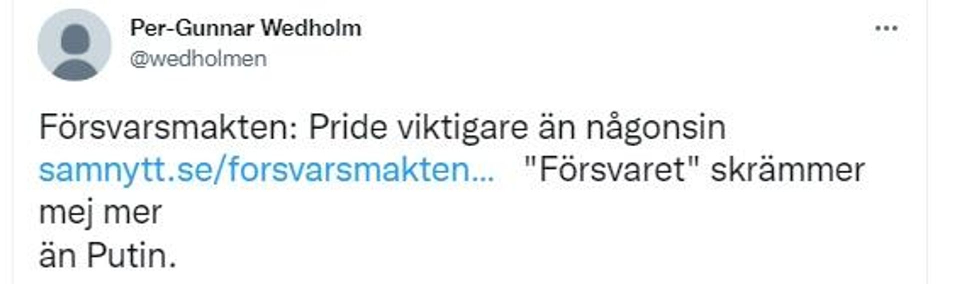 Screengrab of Twitter debate about LGBT campaign by the Swedish military - Sputnik International, 1920, 03.08.2022