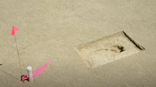 Ghost footprints in Utah - Sputnik International