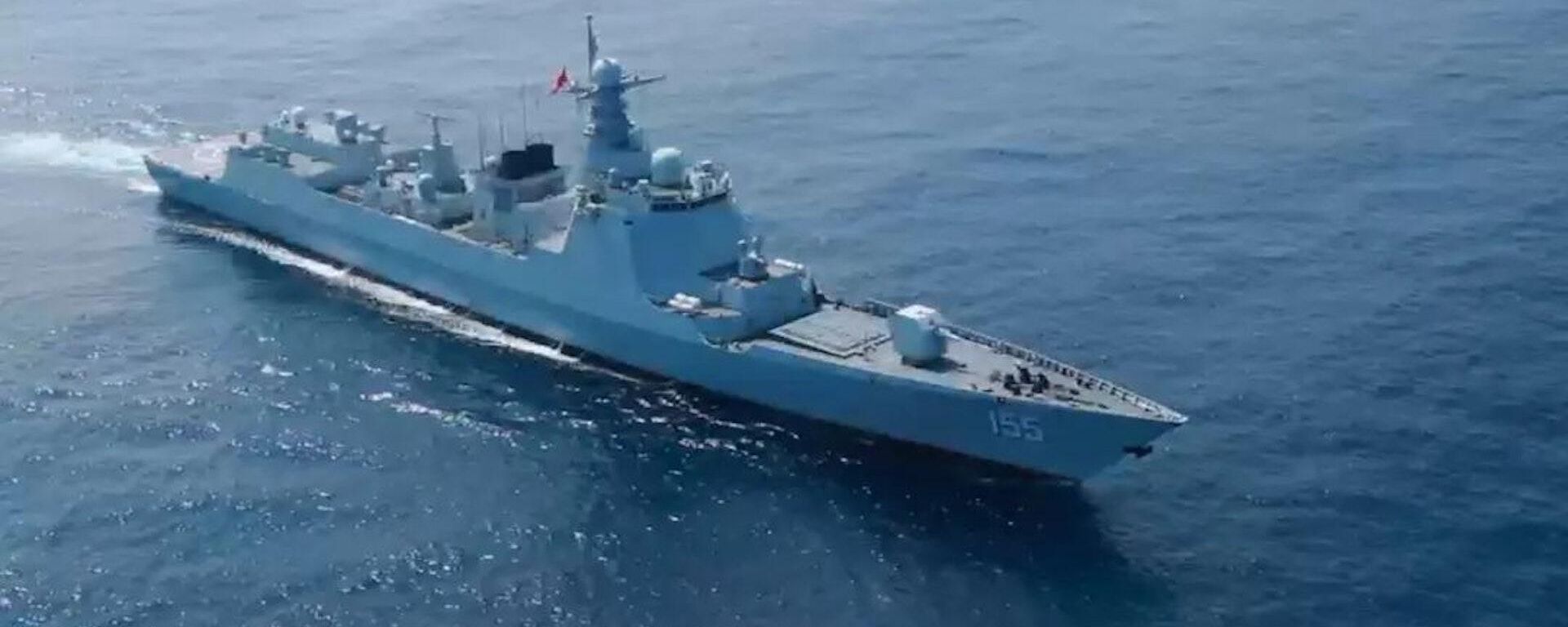 PLA Navy's 8th Type 052D Destroyer Nanjing PLA Navy's 8th Type 052D Destroyer Nanjing - Sputnik International, 1920, 14.10.2024