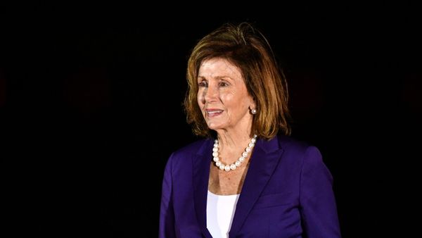 US House Speaker Nancy Pelosi arrives at Yokota Air Base in Fussa, Tokyo prefecture on August 4, 2022, on the last leg of her Asian tour. - Sputnik International