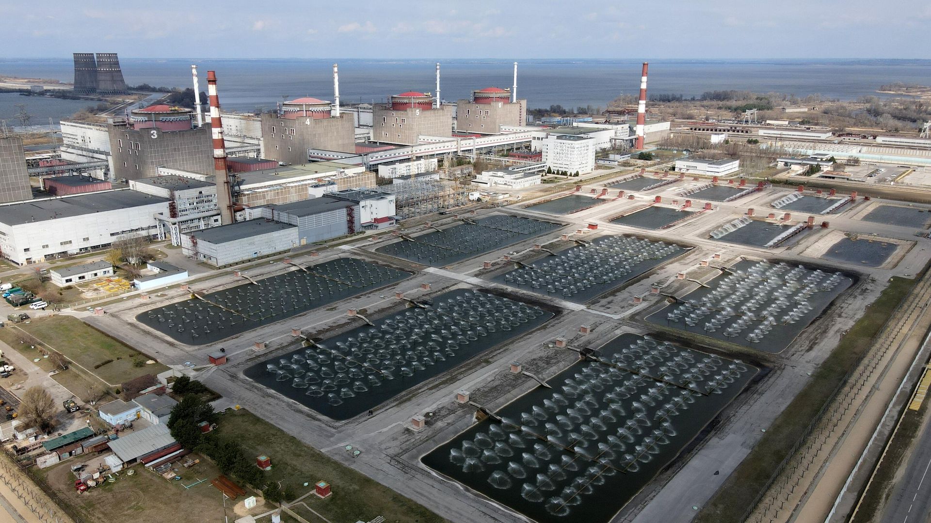 Zaporozhye NPP cooling pools. - Sputnik International, 1920, 12.08.2022