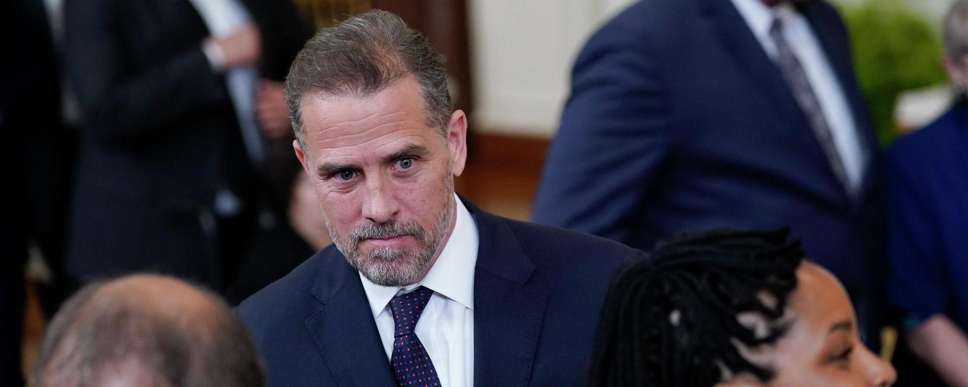 Hunter Biden leaves after President Joe Biden awarded the Presidential Medal of Freedom to 17 people during a ceremony in the East Room of the White House in Washington, Thursday, July 7, 2022. Hunter Biden leaves after President Joe Biden awarded the Presidential Medal of Freedom to 17 people during a ceremony in the East Room of the White House in Washington, Thursday, July 7, 2022. - Sputnik International, 1920, 09.02.2023