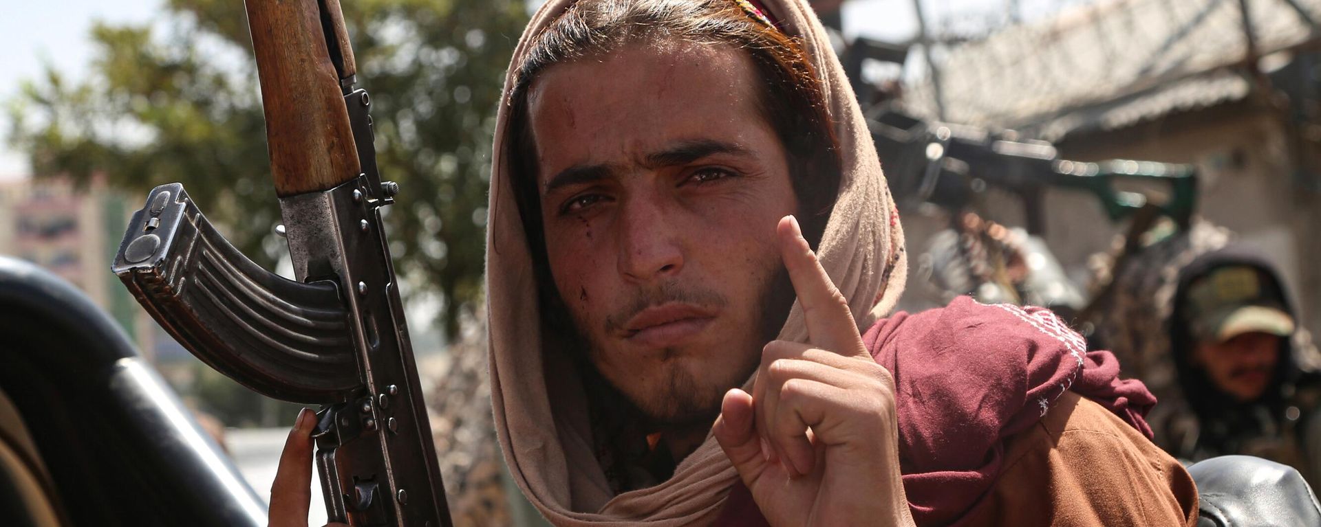Taliban fighter in Kabul, Afghanistan, August 16, 2021 shortly after the collapse of the NATO-backed government. Taliban fighter in Kabul, Afghanistan, August 16, 2021 shortly after the collapse of the NATO-backed government. - Sputnik International, 1920, 15.08.2022