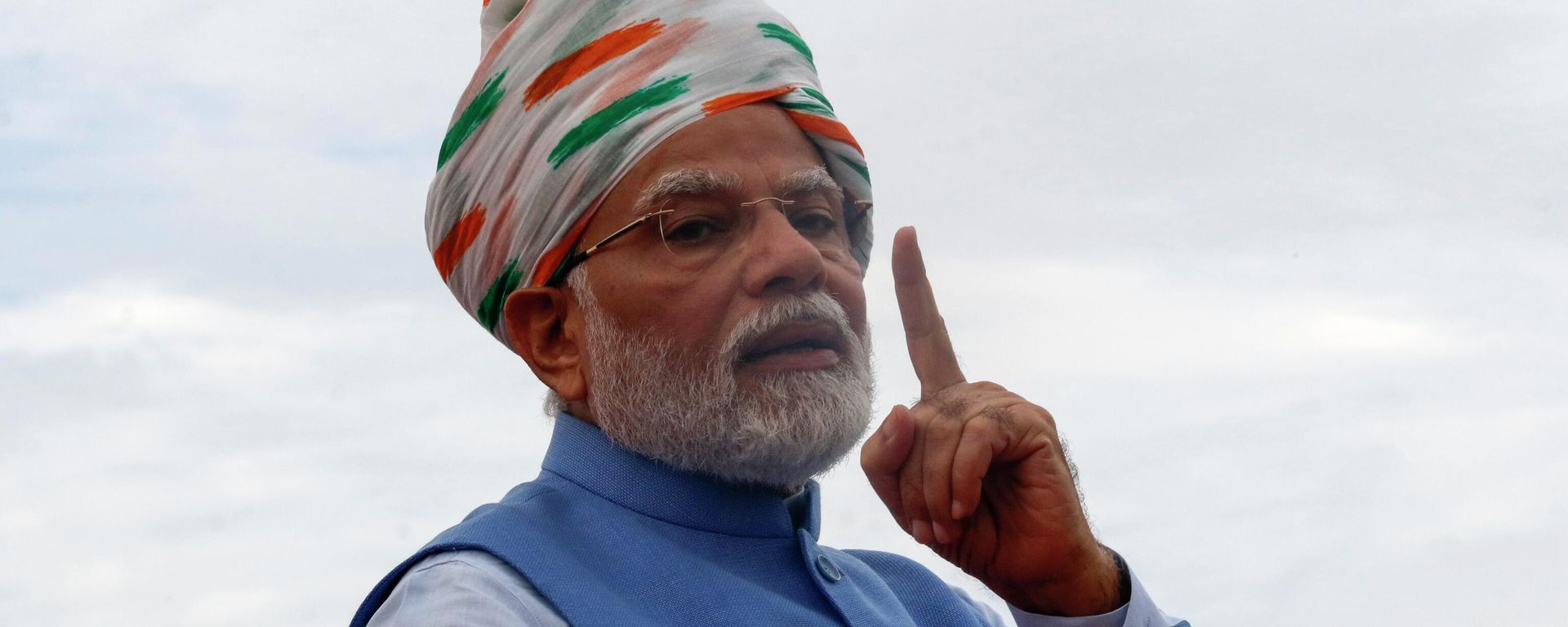 Indian Prime Minister Narendra Modi addresses the nation from 17th-century Mughal-era Red Fort on Independence Day in New Delhi, India, Monday, Aug.15, 2022. The country is marking the 75th anniversary of its independence from British rule. Indian Prime Minister Narendra Modi addresses the nation from 17th-century Mughal-era Red Fort on Independence Day in New Delhi, India, Monday, Aug.15, 2022. The country is marking the 75th anniversary of its independence from British rule. - Sputnik International, 1920, 27.11.2022
