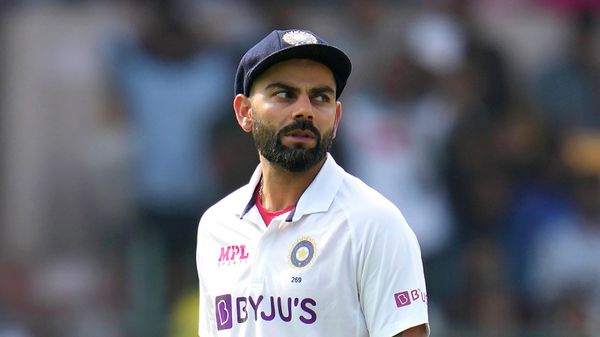 India's Virat Kohli reacts as he looks back to watch a replay of his dismissal during the first day of the second cricket test match between India and Sri Lanka in Bengaluru, India, Saturday, March 12, 2022. - Sputnik International