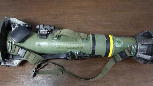 An NLAW anti-tank missile system left by the Ukrainian military at their positions in Lugansk Region. - Sputnik International