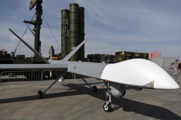 Orion-E unmanned aerial vehicles (UAVs) at the international military-technical forum Army-2022. - Sputnik International