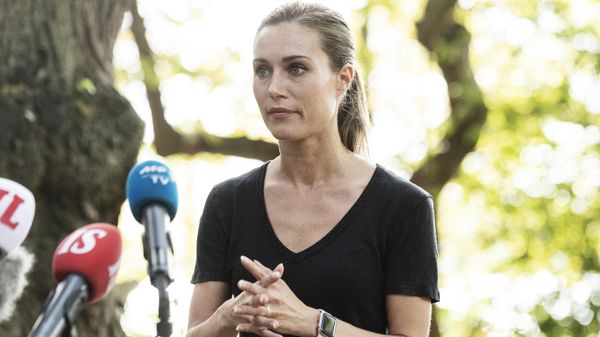 Prime minister of Finland Sanna Marin holds a press conference in Helsinki, Finland, on August 19, 2022, after videos showing her partying and leaked into social media have sparked criticism. - Sputnik International