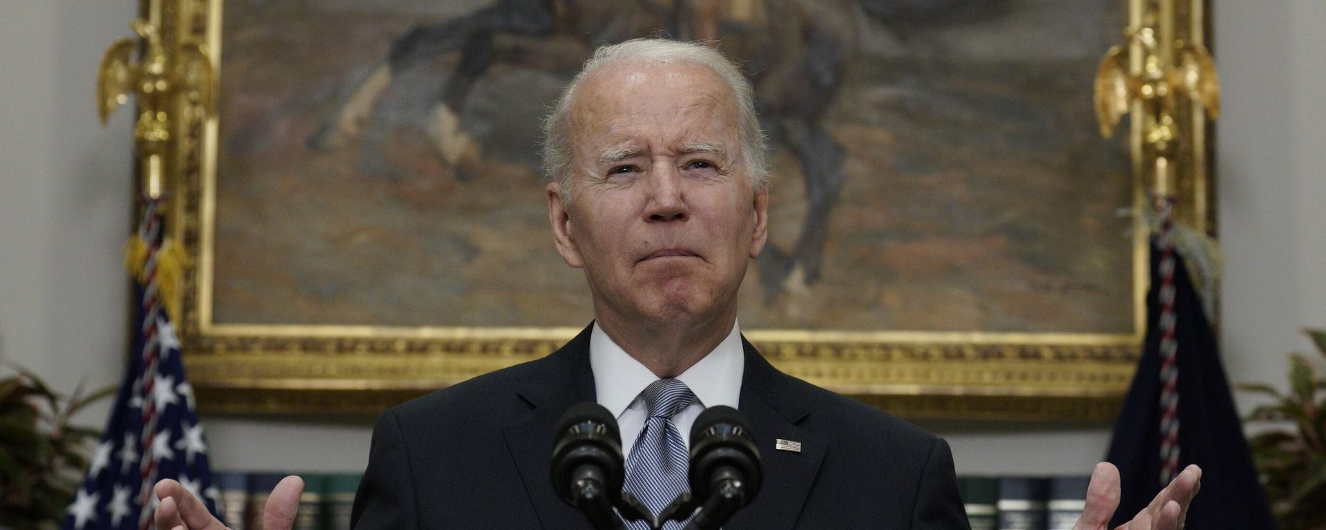 U.S. President Joe Biden speaks  - Sputnik International, 1920, 06.01.2024