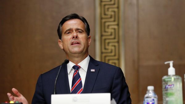 Rep. John Ratcliffe, R-Texas, testifies before a Senate Intelligence Committee nomination hearing on Capitol Hill in Washington, Tuesday, May. 5, 2020. The panel is considering Ratcliffe's nomination for director of national intelligence. (AP Photo/Andrew Harnik, Pool) Rep. John Ratcliffe, R-Texas, testifies before a Senate Intelligence Committee nomination hearing on Capitol Hill in Washington, Tuesday, May. 5, 2020. The panel is considering Ratcliffe's nomination for director of national intelligence. (AP Photo/Andrew Harnik, Pool) - Sputnik International