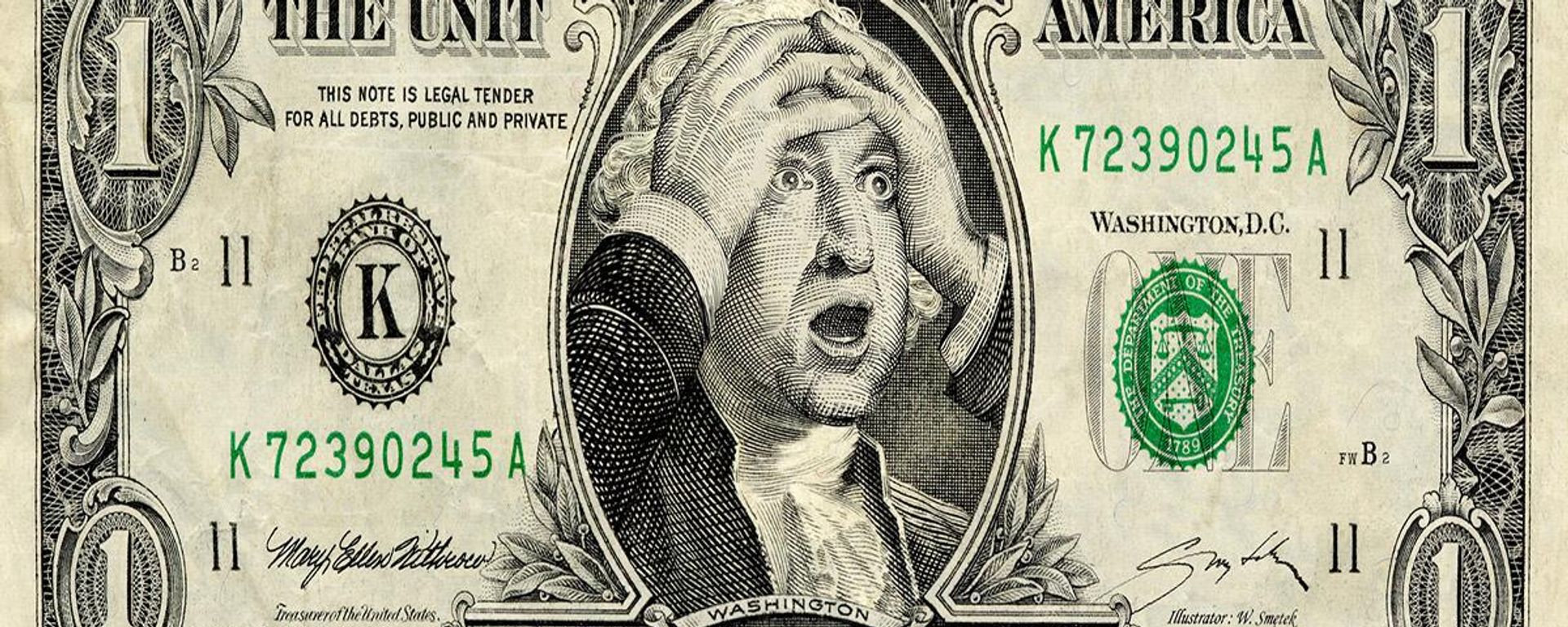 Screaming dollar - Sputnik International, 1920, 25.01.2023