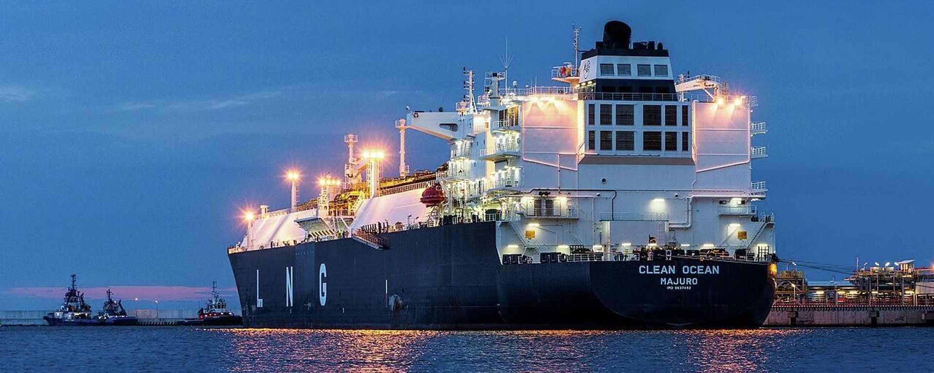 Clean Ocean LNG tanker  - Sputnik International, 1920, 30.08.2022