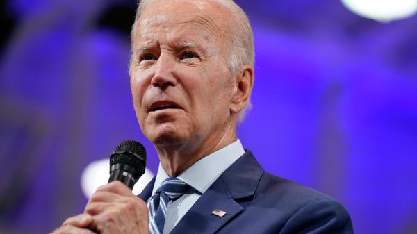 President Joe Biden speaks at the Arnaud C. Marts Center on the campus of Wilkes University, Tuesday, Aug. 30, 2022, in Wilkes-Barre, Pa. - Sputnik International