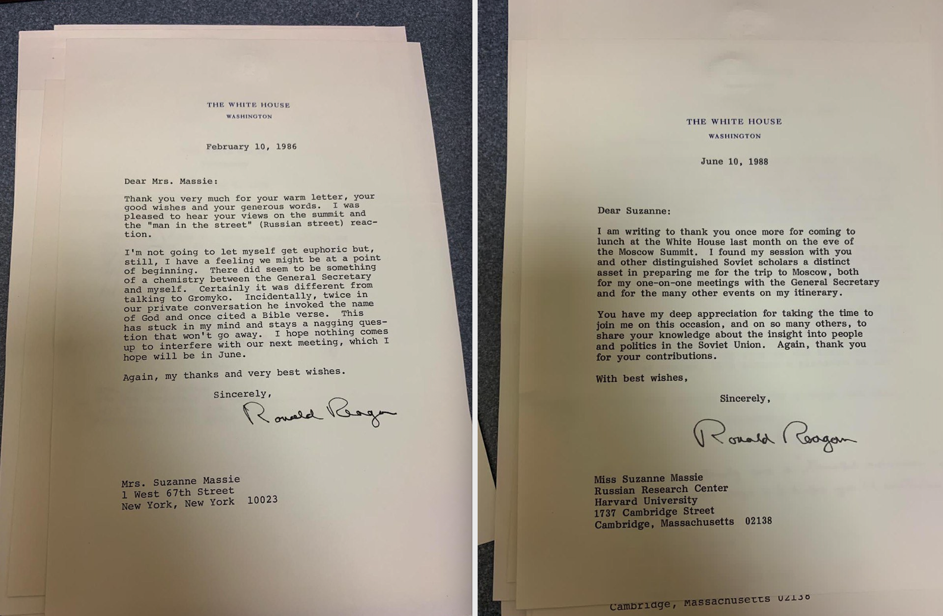 Letters provided to Sputnik by Balthasar Schaldenbrand, a representative of Regan-era adviser Suzanne Massie, reveals how former US President Ronald Reagan believed there to be “something of a chemistry” between himself and the late Soviet President Mikhail Gorbachev during their Geneva Summit. - Sputnik International, 1920, 01.09.2022