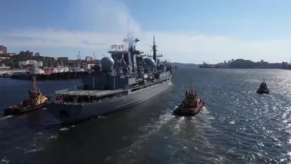 Pacific Fleet warships begin deployment as part of the Vostok-2022 military exercises - Sputnik International