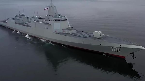 Russian and Chinese warships meet in the Sea of Japan during the Vostok-2022 military exercises - Sputnik International