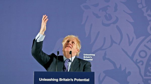 British Prime Minister Boris Johnson outlines his government's negotiating stance with the European Union after Brexit, during a key speech at the Old Naval College in Greenwich, London, Monday, Feb. 3, 2020 British Prime Minister Boris Johnson outlines his government's negotiating stance with the European Union after Brexit, during a key speech at the Old Naval College in Greenwich, London, Monday, Feb. 3, 2020 - Sputnik International