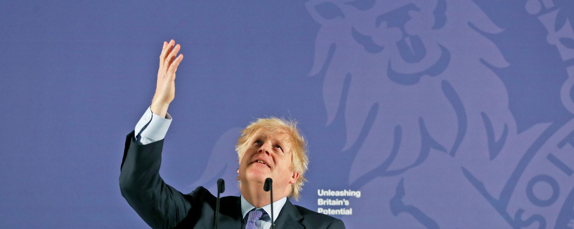 British Prime Minister Boris Johnson outlines his government's negotiating stance with the European Union after Brexit, during a key speech at the Old Naval College in Greenwich, London, Monday, Feb. 3, 2020 British Prime Minister Boris Johnson outlines his government's negotiating stance with the European Union after Brexit, during a key speech at the Old Naval College in Greenwich, London, Monday, Feb. 3, 2020 - Sputnik International, 1920, 22.10.2022