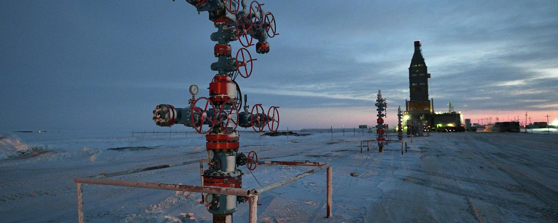 Oil and gas condensate field in Tazovsky District of Yamalo-Nenets Autonomous Okrug Oil and gas condensate field in Tazovsky District of Yamalo-Nenets Autonomous Okrug - Sputnik International, 1920, 02.09.2022