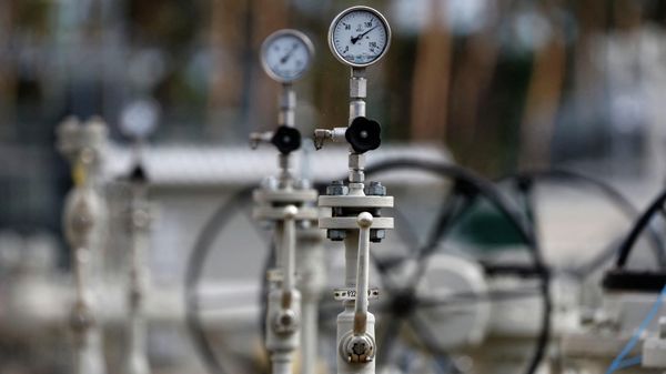 Gauges and facilities to receive and distribute natural gas are pictured on the grounds of gas transport and pipeline network operator Gascade in Lubmin, northeastern Germany, close to the border with Poland, on August 30, 2022 - Sputnik International