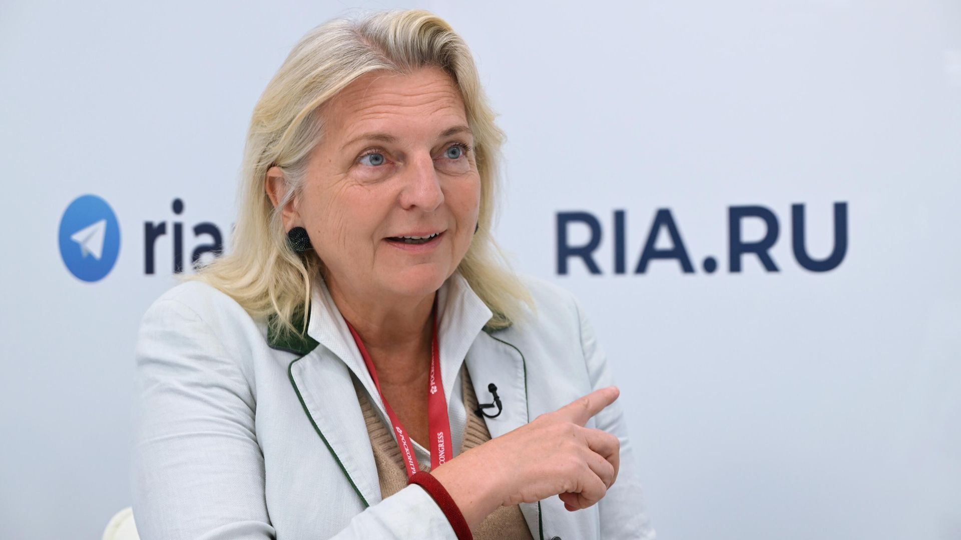 Former Austrian Foreign Minister Karin Kneissl at the Eastern Economic Forum in Vladivostok Former Austrian Foreign Minister Karin Kneissl at the Eastern Economic Forum in Vladivostok - Sputnik International, 1920, 14.12.2022