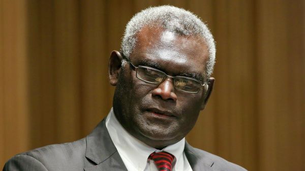 Manasseh Sogavare, Prime Minister of Solomon Islands attends a Lowy Institute event in Sydney, Monday Aug. 14, 2017. - Sputnik International
