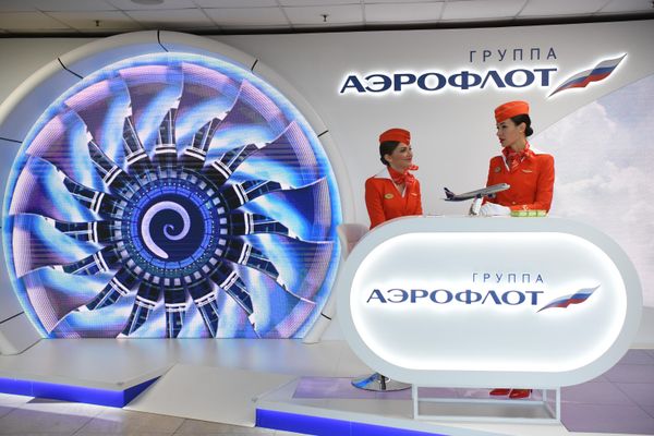 Aeroflot's stand at the Eastern Economic Forum in Vladivostok. - Sputnik International
