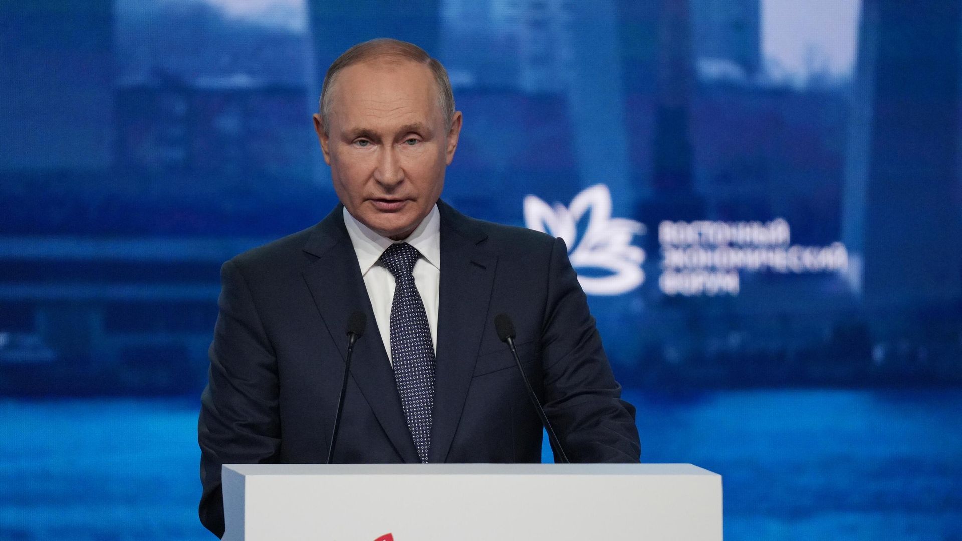 Russian President Vladimir Putin speaks at the plenary session of the VII Eastern Economic Forum in Vladivostok Russian President Vladimir Putin speaks at the plenary session of the VII Eastern Economic Forum in Vladivostok - Sputnik International, 1920, 07.09.2022