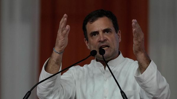 India's opposition Congress party leader Rahul Gandhi speaks during a meeting of his party workers in Ahmedabad, India, Monday, Sept. 5, 2022 - Sputnik International