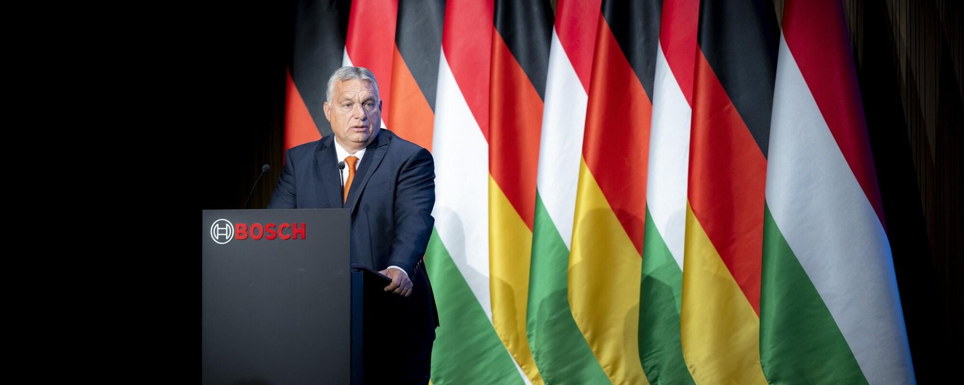 Hungarian Prime Minister Viktor Orban gives a speech at the Bosch Budapest Innovation Campus, September 8, 2022. - Sputnik International, 1920, 08.09.2022