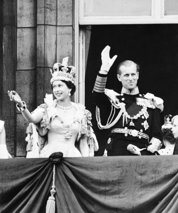 Britain's Queen Elizabeth II and Prince Philip, Duke of Edinburgh after the coronation at Westminster Abbey in London. - Sputnik International