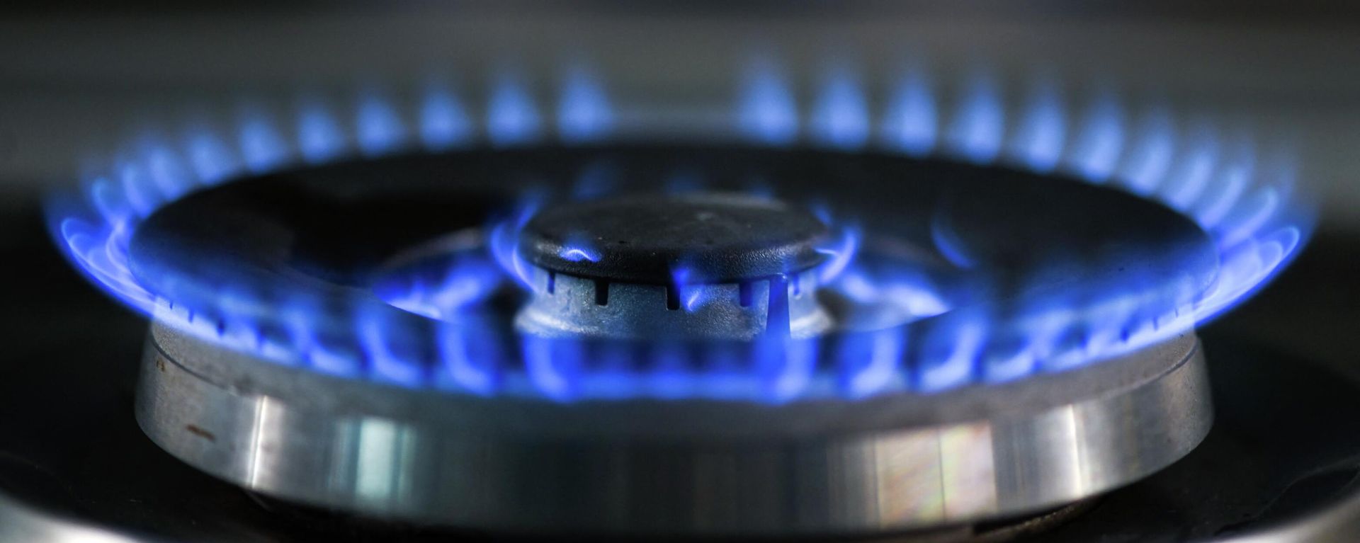 Flames of a lit burner of a gas stove. File photo Flames of a lit burner of a gas stove. File photo - Sputnik International, 1920, 10.09.2022