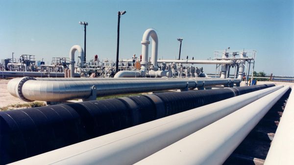 An undated photo provided by the Department of Energy shows crude oil pipes at the Bryan Mound site near Freeport, Texas - Sputnik International