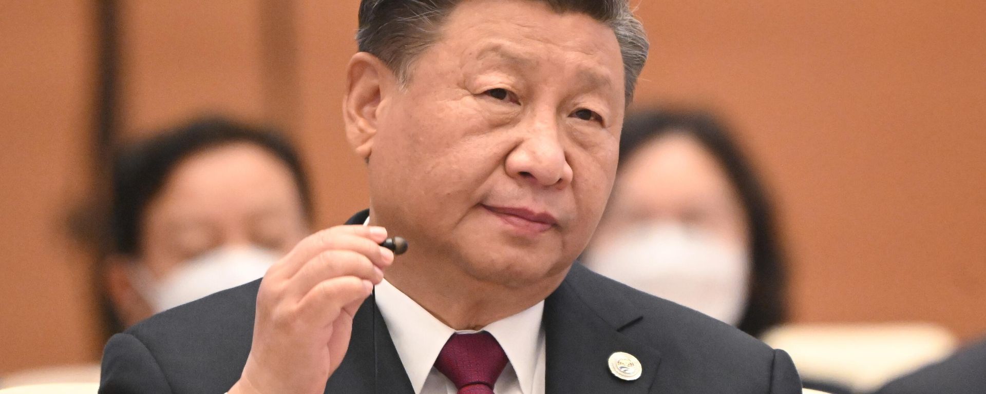 September 16, 2022. Chinese President Xi Jinping at an expanded meeting of the Shanghai Cooperation Organization (SCO) Council of Heads of State September 16, 2022. Chinese President Xi Jinping at an expanded meeting of the Shanghai Cooperation Organization (SCO) Council of Heads of State - Sputnik International, 1920, 27.10.2022
