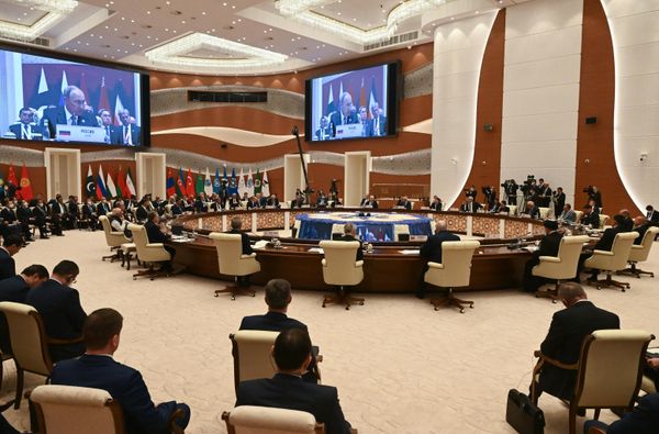 Russian President Vladimir Putin attends SCO summit - Sputnik International