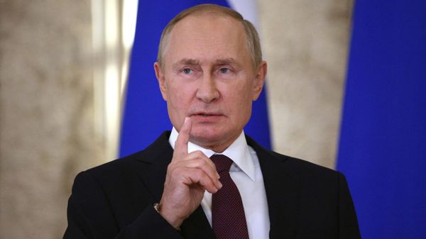 Russian President Vladimir Putin speaking to journalists at the conclusion of the Shanghai Cooperation Organization summit in Samarkand, Uzbekistan. Friday, September 16, 2022. - Sputnik International