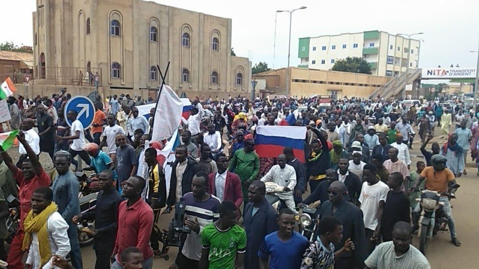 Protests against French military in Niger Protests against French military in Niger - Sputnik International, 1920, 19.09.2022