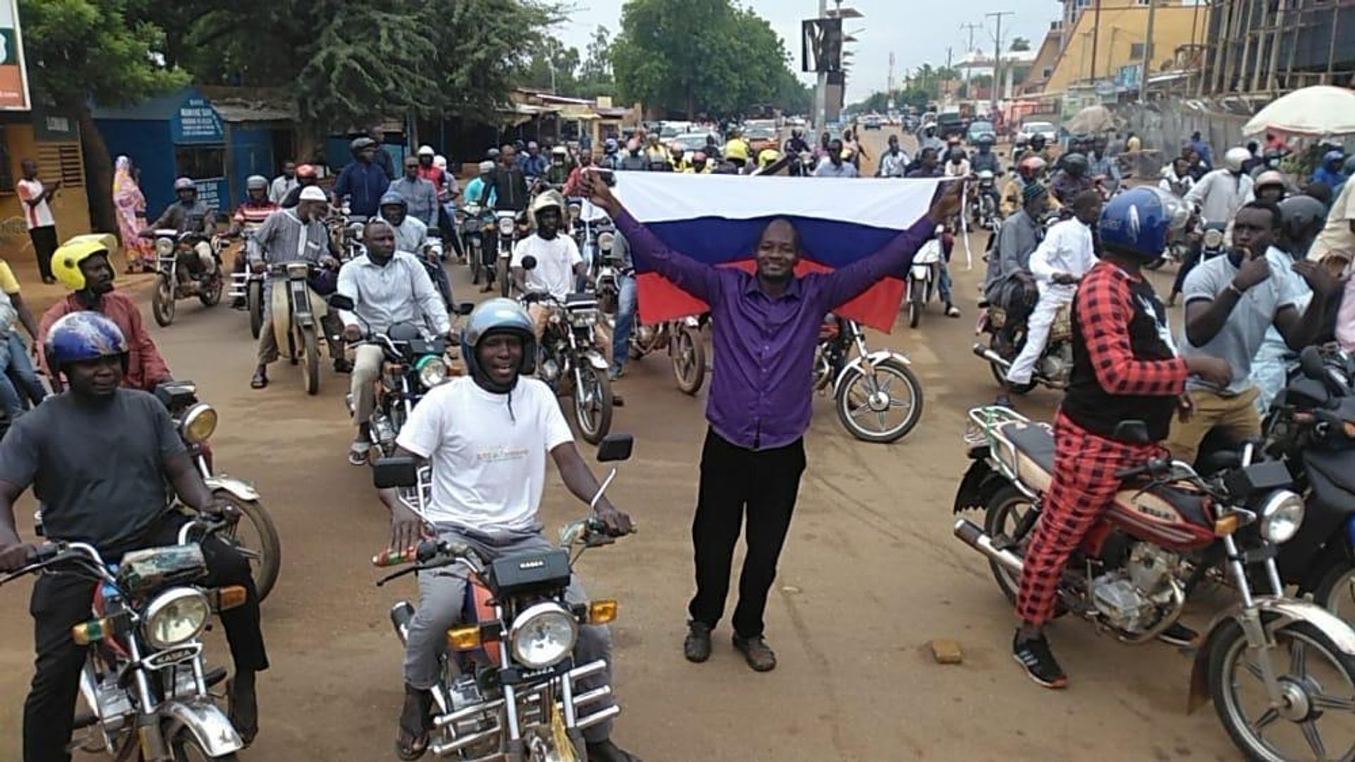 Protests against French military in Niger Protests against French military in Niger - Sputnik International, 1920, 19.09.2022