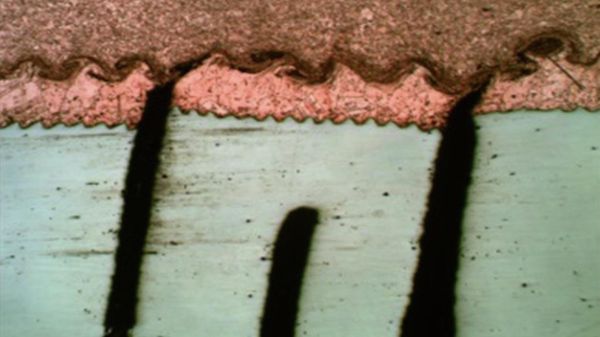 Boundary of the joint of copper with constantan (copper-nickel alloy) welded by explosion - Sputnik International