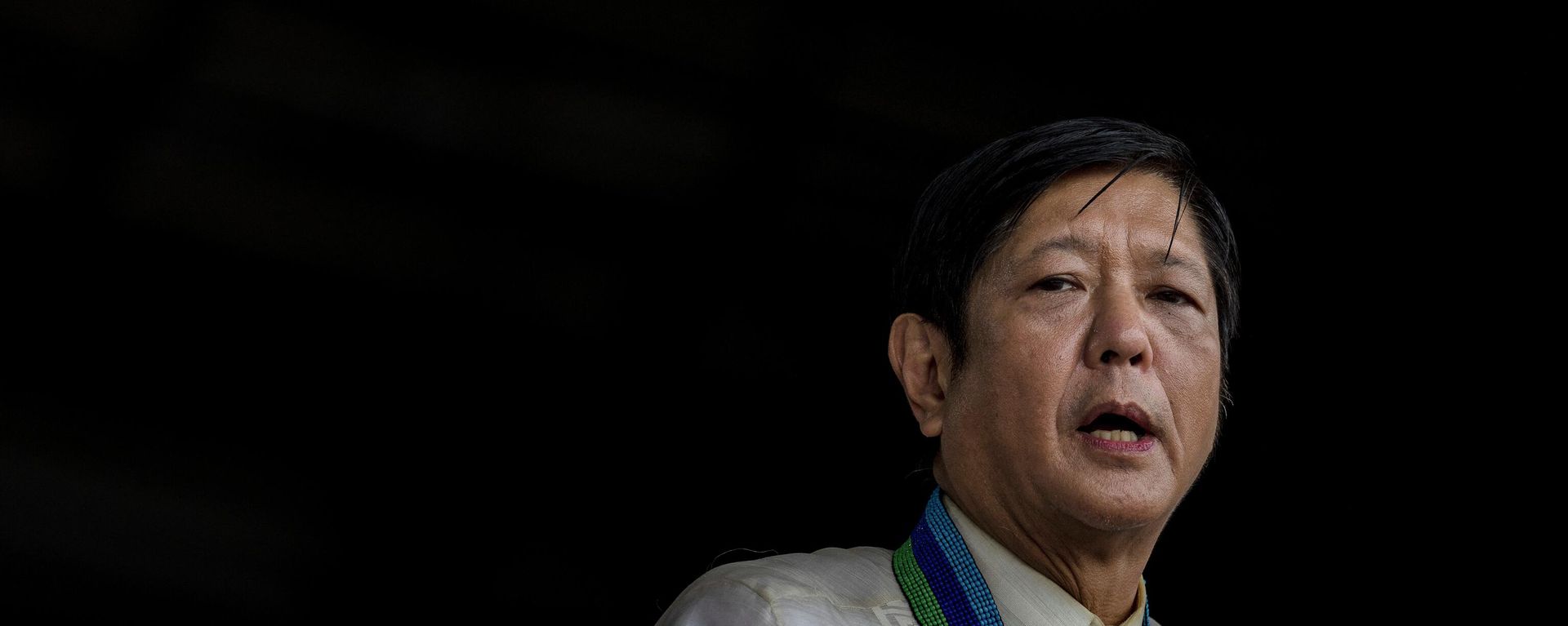 Philippine President Ferdinand Marcos Jr speaks during a change of command ceremony at Camp Aguinaldo in Quezon City, suburban Manila on August 8, 2022.  - Sputnik International, 1920, 20.09.2022