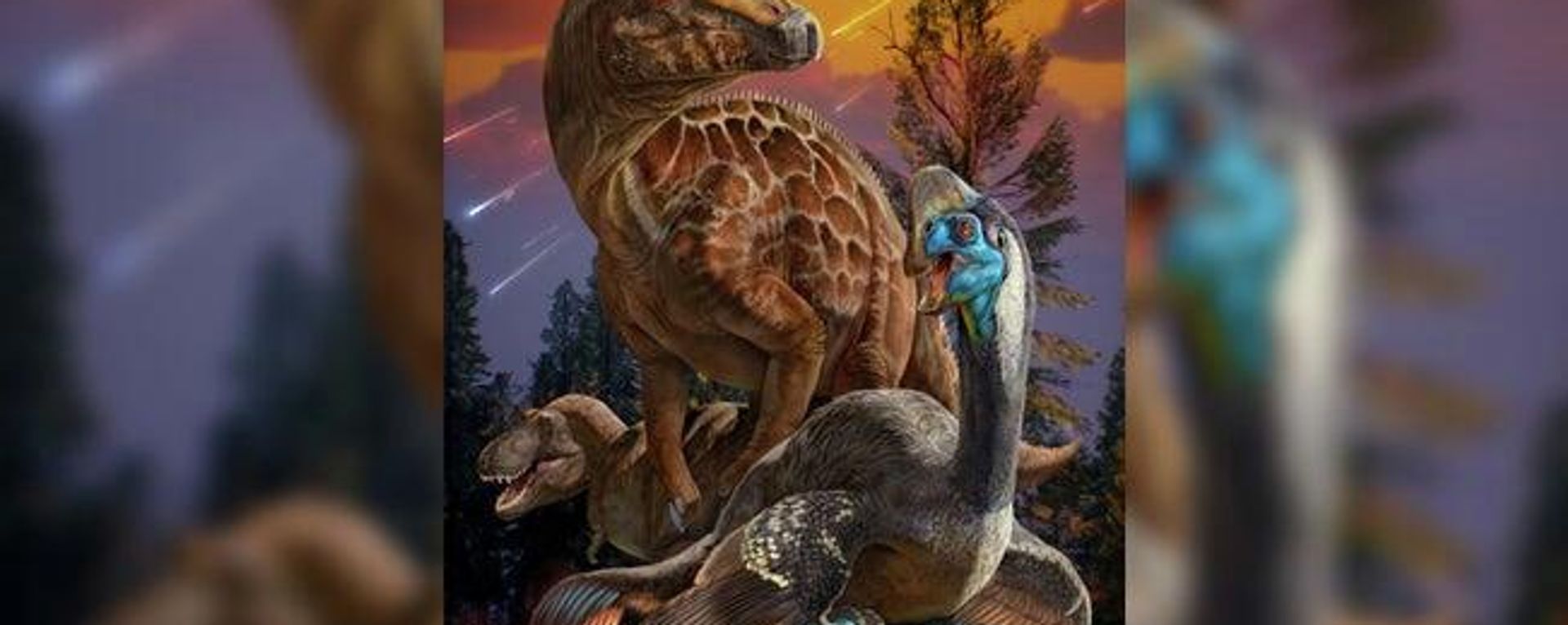 Dinosaurs of Central China during an asteroid impact Dinosaurs of Central China during an asteroid impact - Sputnik International, 1920, 21.09.2022