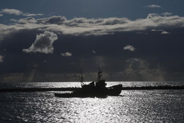 A Baltic Fleet ship at a strategic exercise in Baltiysk Military Harbor.  - Sputnik International