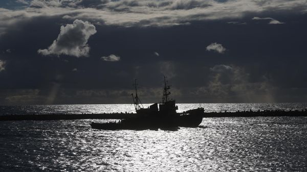 Baltic Fleet ship at strategic exercises in Baltiysk Military Harbor - Sputnik International